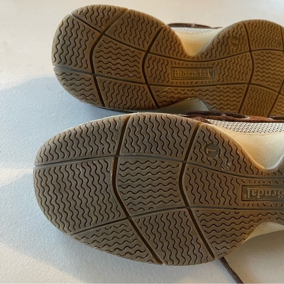 Bjorndal size 7 Chesapeake 131009 brown boat shoes GUC - Picture 11 of 15